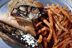Shroomin' in Philly, or a healthier cheesesteak, at SkinnyFats.
