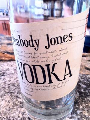 If you can find some Peabody Jones vodka, drink it.