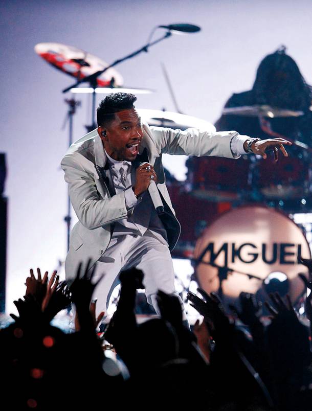 Adored: Miguel is the man of the hour at Tao this Saturday.