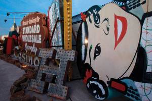 The Neon Museum offers guided tours at night.