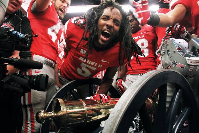 After eight years of losses UNLV finally took the Fremont Cannon from UNR last Saturday, with a win of 27 to 22.