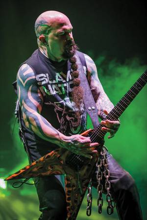 Slayer's Kerry King shreds away at the Joint.