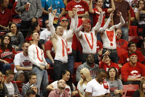 The Runnin' Rebel Pep Band gets UNLV fans on their feet with current radio hits and time-honored jock jams.