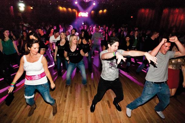 (Two)-step up: The dancefloor at Stoney's is a platform for potential romance.