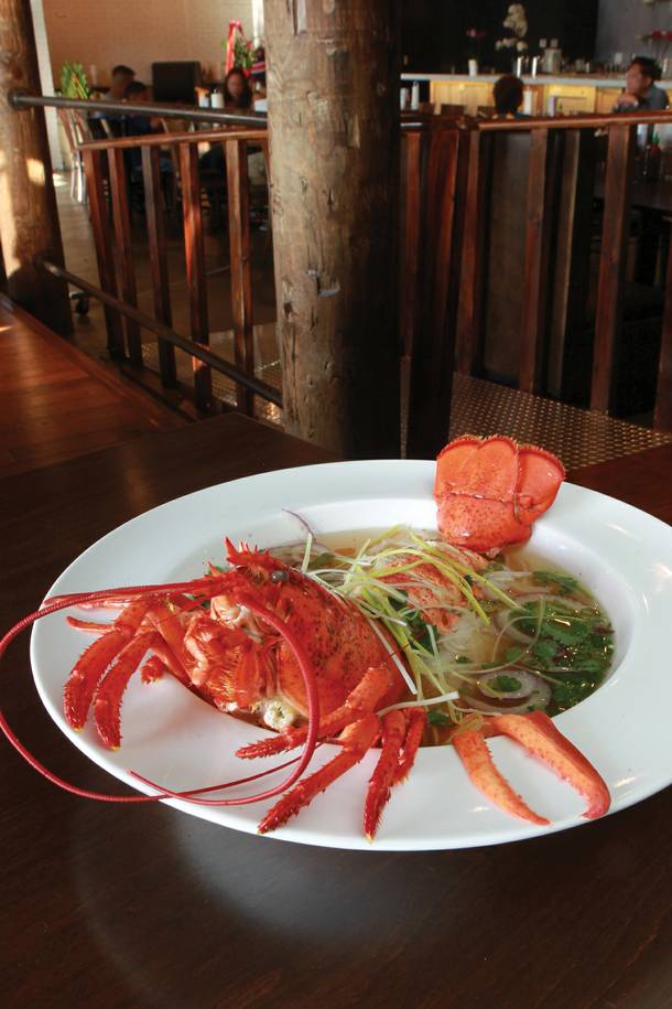 Bet you haven't had lobster pho before.
