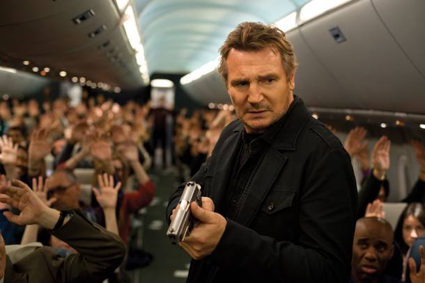 Liam Neeson is a man on (yet another) mission in the by-the-numbers 'Non-Stop.'