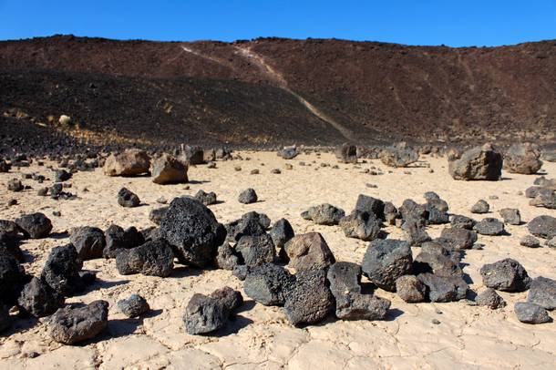 Ready to rock: Amboy Crater offers an unusual hike.