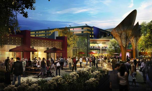 The Park re-envisions Las Vegas’ traditional pedestrian experience.