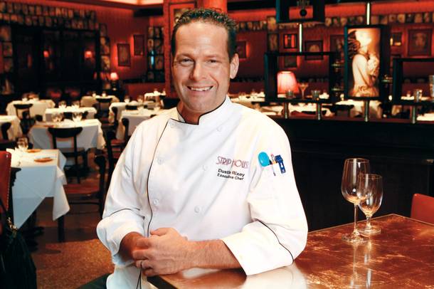 Chef Dustin Rixey runs the kitchen at Planet Hollywood's swanky Strip House.