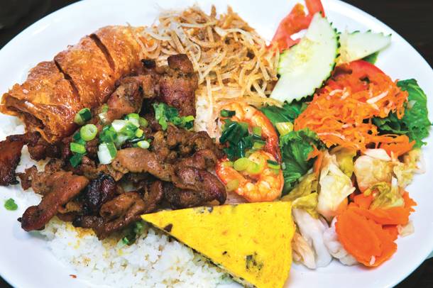 Looking for a combo plate with a bit of everything? Nem Nuong Bistro has you covered.