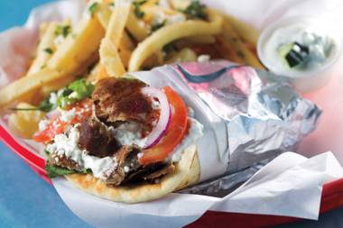 The search for the perfectly overflowing pita sandwich leads to Yassou.