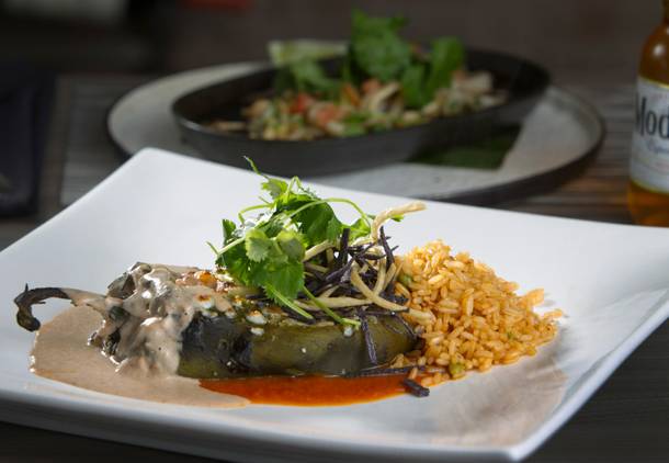 El Sombrero Cafe does a fresh take on a traditional chile relleno.