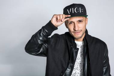Ice cold: DJ Vice will try to warm things up at the Cosmopolitan’s ice-skating rink.