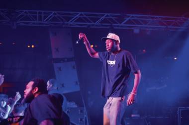 The Odd Future leader attacked at Hard Rock Live on the Strip on December 5.
