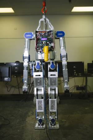 UNLV's DARPA gladiator doesn't have a name yet. We're thinking Elvis.