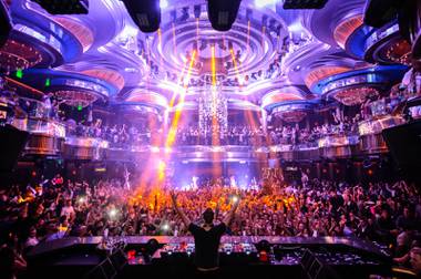 The monthly, confetti-strewn party is back at the Bellagio nightclub.
