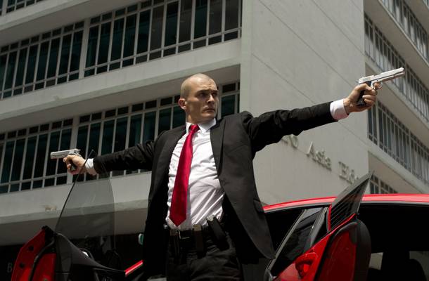 DF-11544_R -- Based on the top-selling, award-winning videogame franchise, Hitman: Agent 47 is an all-new motion picture about an elite and genetically engineered assassin, known only by the last two digits  47  of a barcode tattooed on the back of his neck.