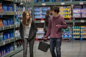 DF-11873 Margo (Cara Delevingne) and Quentin (Nat Wolff) enjoy an unforgettable evening together. Photo credit: Michael Tackett