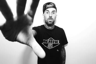 With an album and a memoir in the works and a unique new musical residency landing on the Strip this week, Travis Barker is still doing it for the love.