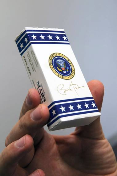 The President gets his own branded candy.
