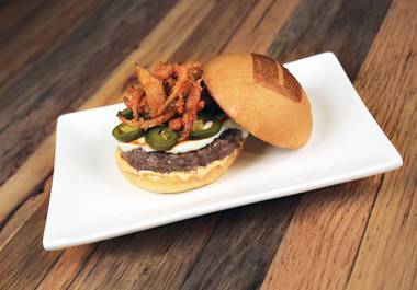 One dollar from each $13 Mindy Burger will benefit the Pancreatic Cancer Action Network, a Manhattan Beach, California-based research center.