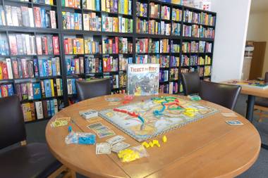 The space features classics like Monopoly, Trouble and Life, plus games you’ve never heard of and will barely believe exist.