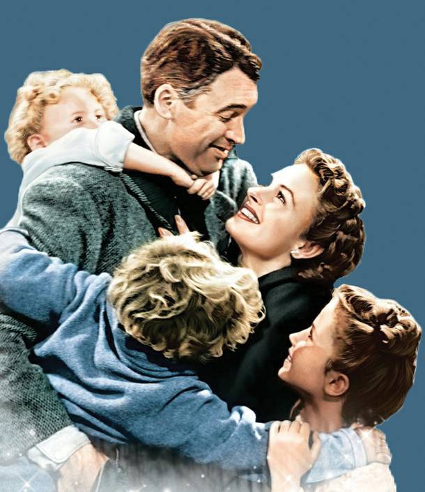 Various local theaters will screen holiday classic It's a Wonderful Life on Christmas Eve.