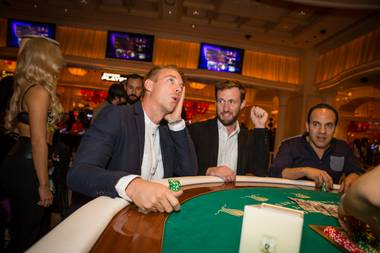 VIPs spent part of their New Year's weekend exploring the new Encore Players Club.