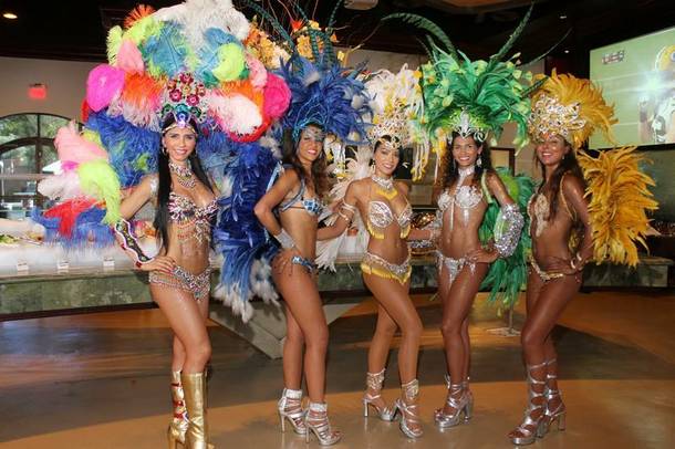 The samba girls are coming back to Via Brasil Steakhouse for Carnival.