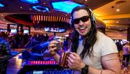 The "party god" returns for another DJ set at the casino's central attraction.