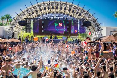 The dayclub returns for another season with its monthly Sundown party, which features different genres of dance music not often heard on the Strip.