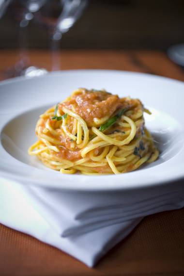 Cooler weather means hearty food ... and pasta.