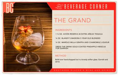 There are very few cocktails that can compare to The Grand — this libation is truly in a league of its own. 