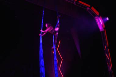 The aerialist and dancer was born in Las Vegas but didn't grow up here.