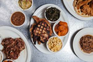 Pork chops, oxtails and all the fixins at Ella Em’s.