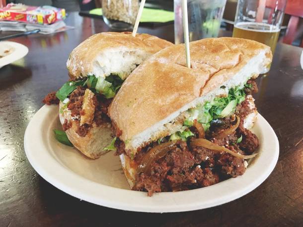 Food Junky’s Mexican Sloppy Jose will fill you up—fast.