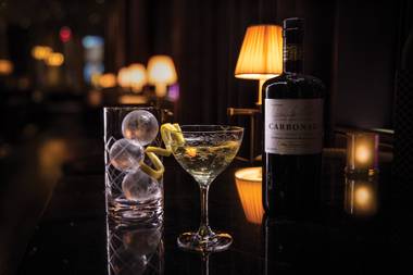 The Aria favorite is an excellent space to get a taste of the premium spirit.