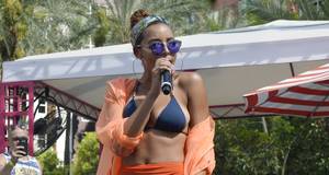Tinashe at Flamingo's Go Pool.