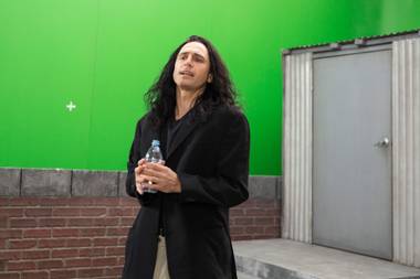 James Franco as Tommy Wiseau as Johnny. 