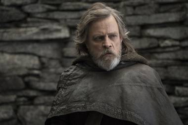 Luke Skywalker returns in The Last Jedi.