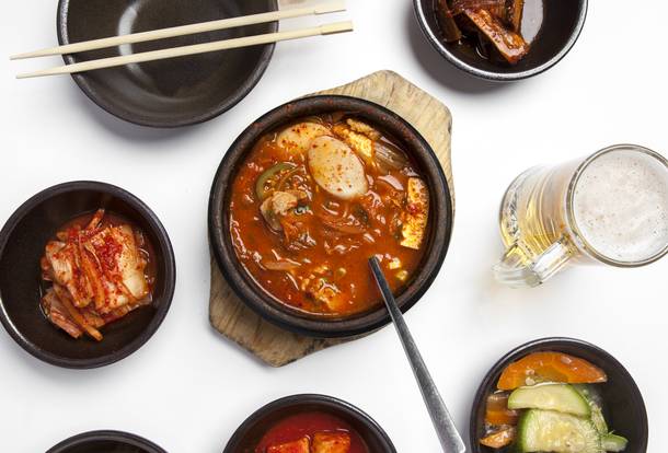 Kimchi Stew at Soyo