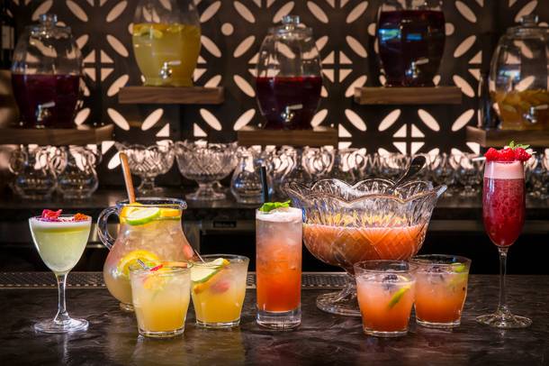 Specialty drinks are full of flavor at the new Alexxa’s Bar at Paris Las Vegas.
