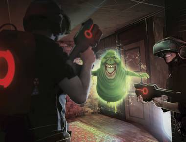 Slimer awaits at the Void’s Ghostbusters: Dimension.
