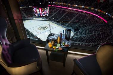 Knight Life: Hockey from T-Mobile Arena’s Hyde Lounge is an elevated experience