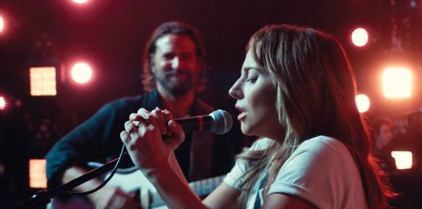 Bradley Cooper and Lady Gaga in A Star is Born (Warner Brothers/Courtesy)