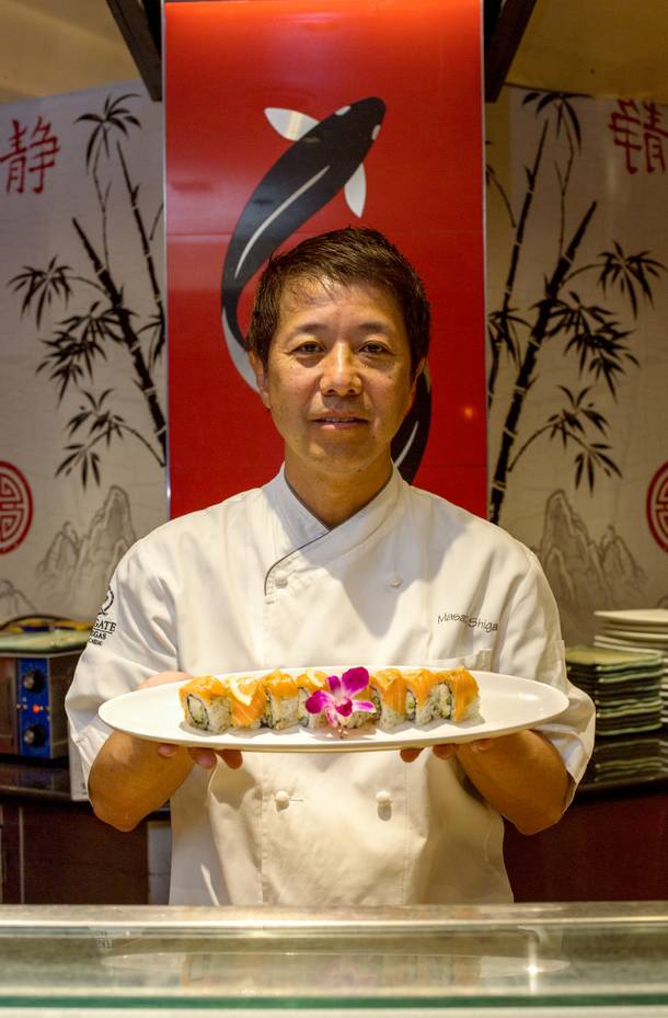 Chef Masato Shiga at Rikki Tiki Sushi.