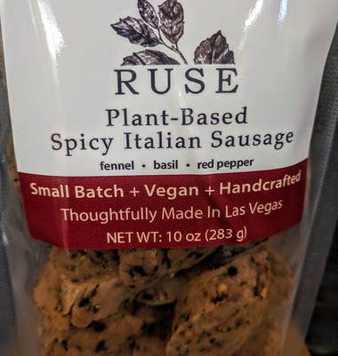 Veg-In-Out carries Ruse Vegan Kitchen products.