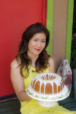 Marisa Finetti and her lemon cake <em>(Craig Fenetti/Courtesy)</em>