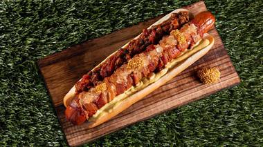 You might need a bacon-wrapped footlong with chili while you watch the big game.