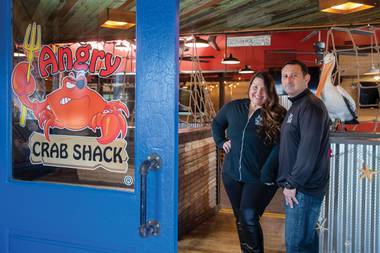 After a delay of almost a year, the restaurant—which specializes in Cajun dishes with Asian spices and homestyle fixings—recently debuted in the long-vacant former Joe’s Crab Shack space on Sunset Road at Green Valley Parkway.